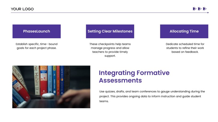 practicum presentation running example slide 6 preview - Formative Assessment Plan