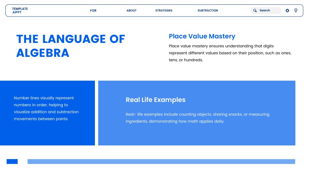 Addition and Subtraction Strategies PPT