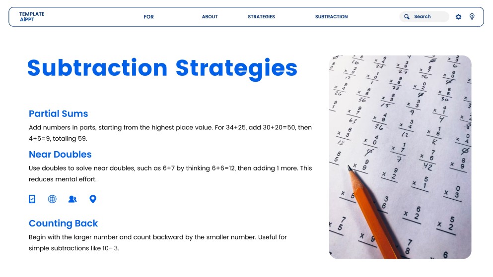 Addition and Subtraction Strategies PPT