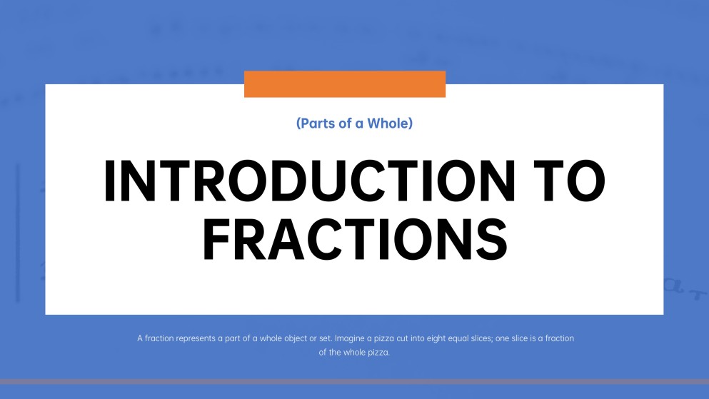 Introduction to Fractions for Elementary Students PPT