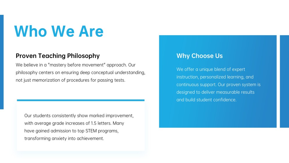 Math Tutoring Academy Promotion PPT
