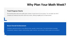 Math Weekly Planner PPT
