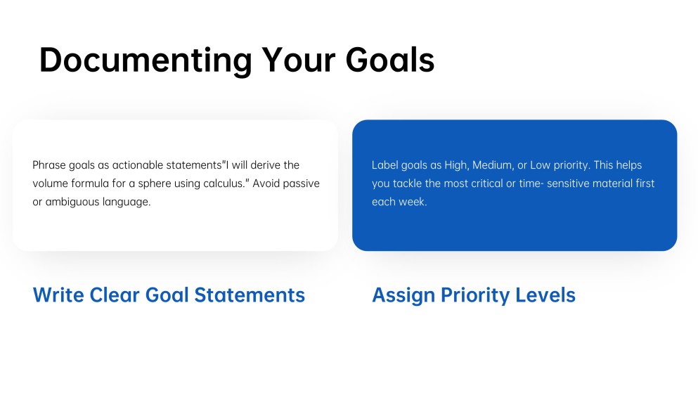 Math Weekly Planner PPT