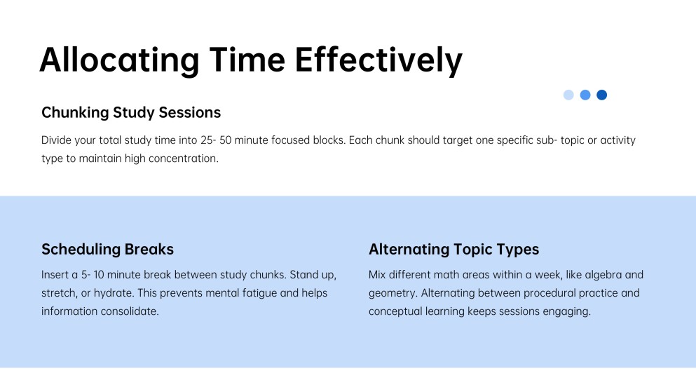 Math Weekly Planner PPT