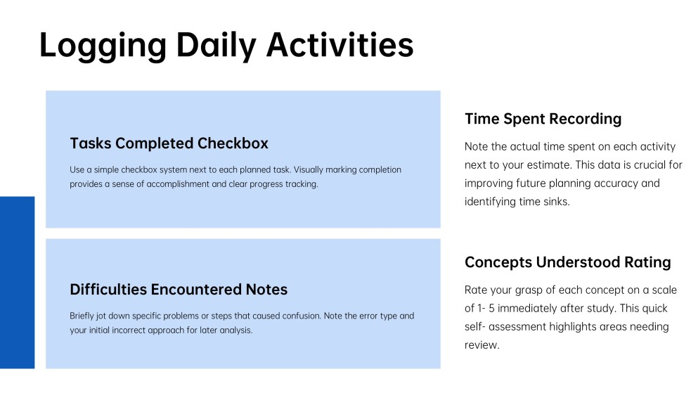 Math Weekly Planner PPT