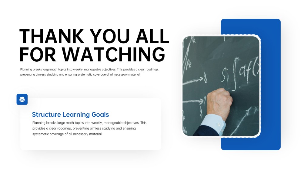 Math Weekly Planner PPT