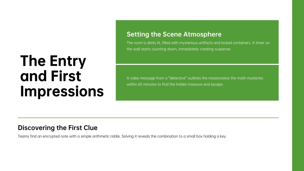 Math Mystery Escape Room PPT