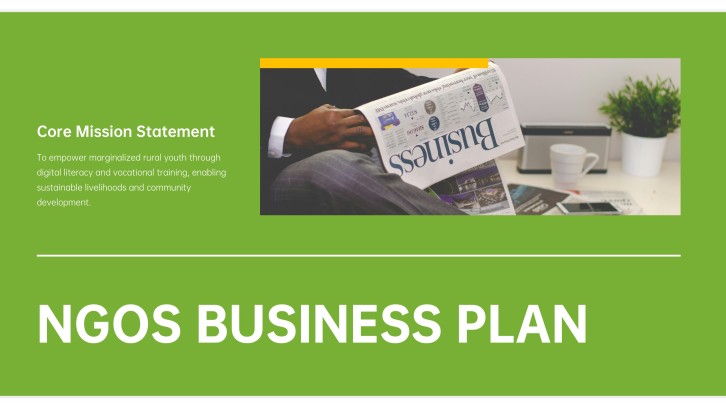 NGO Business Plan PPT