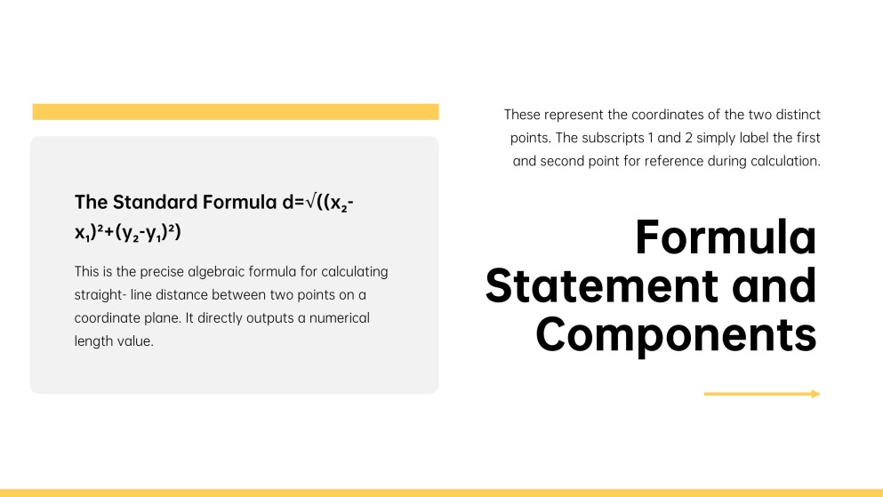 Distance Formula for Math Class PPT