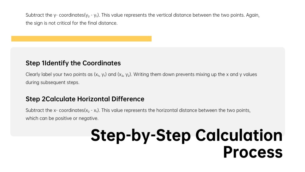 Distance Formula for Math Class PPT