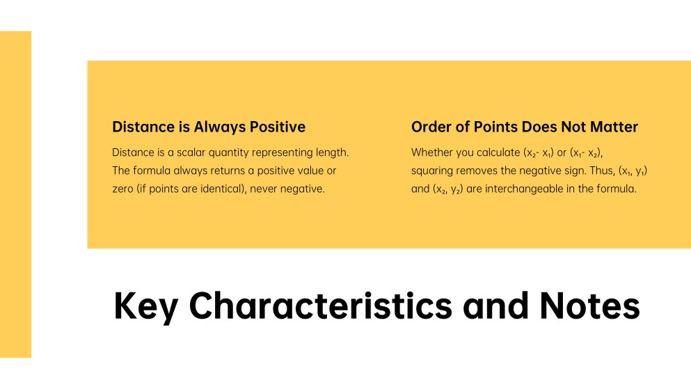 Distance Formula for Math Class PPT