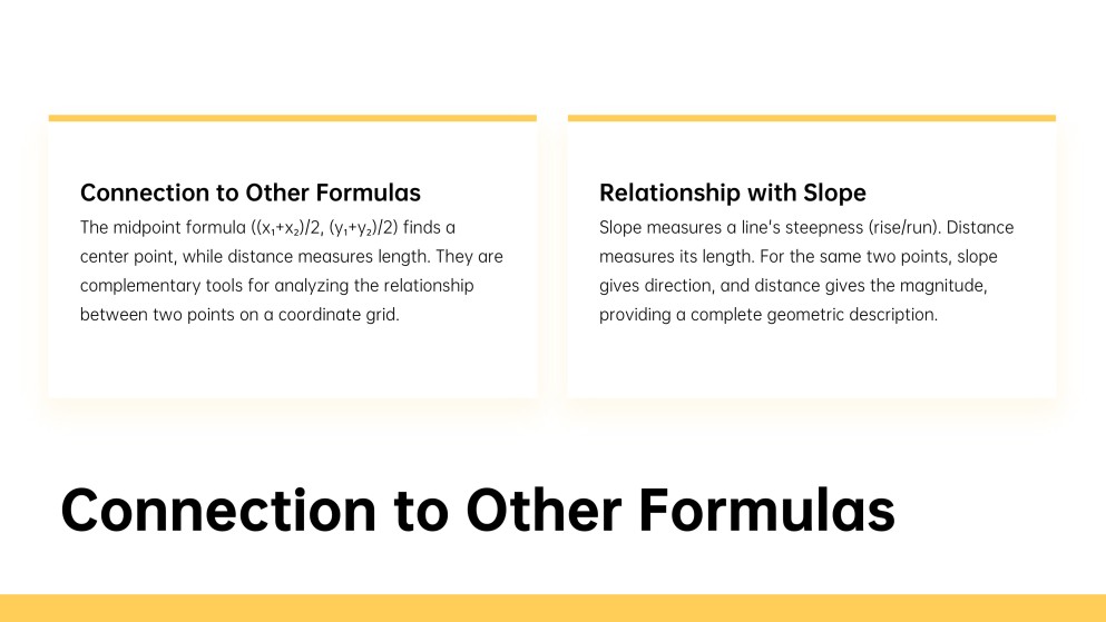 Distance Formula for Math Class PPT