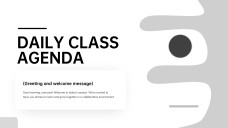 Student Daily Class Agenda PPT