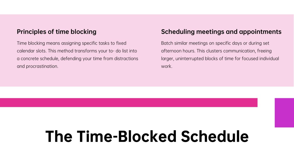 Weekly Work Planner PPT