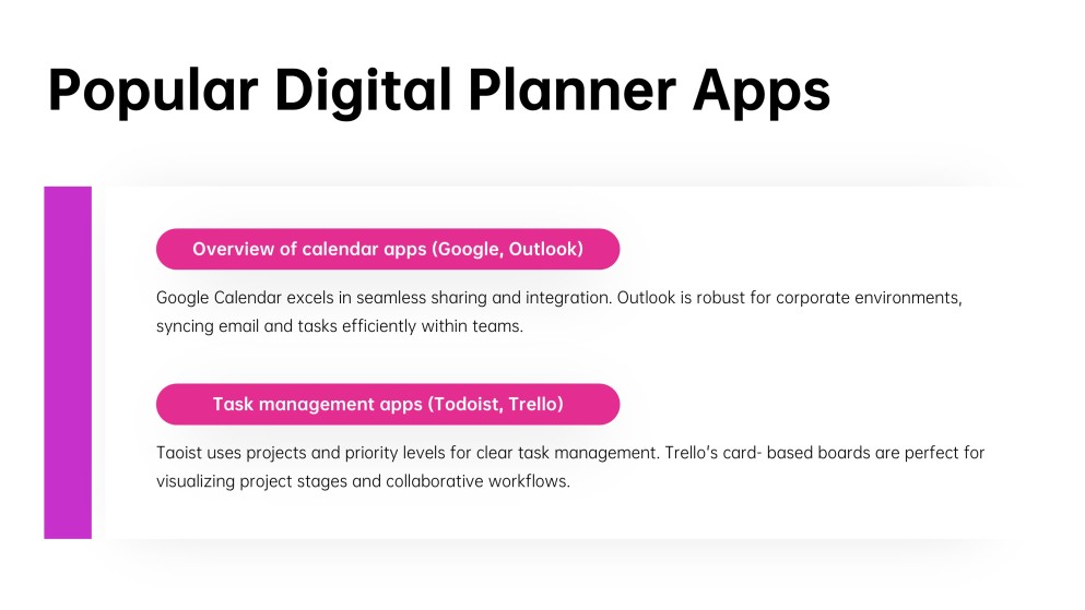 Weekly Work Planner PPT