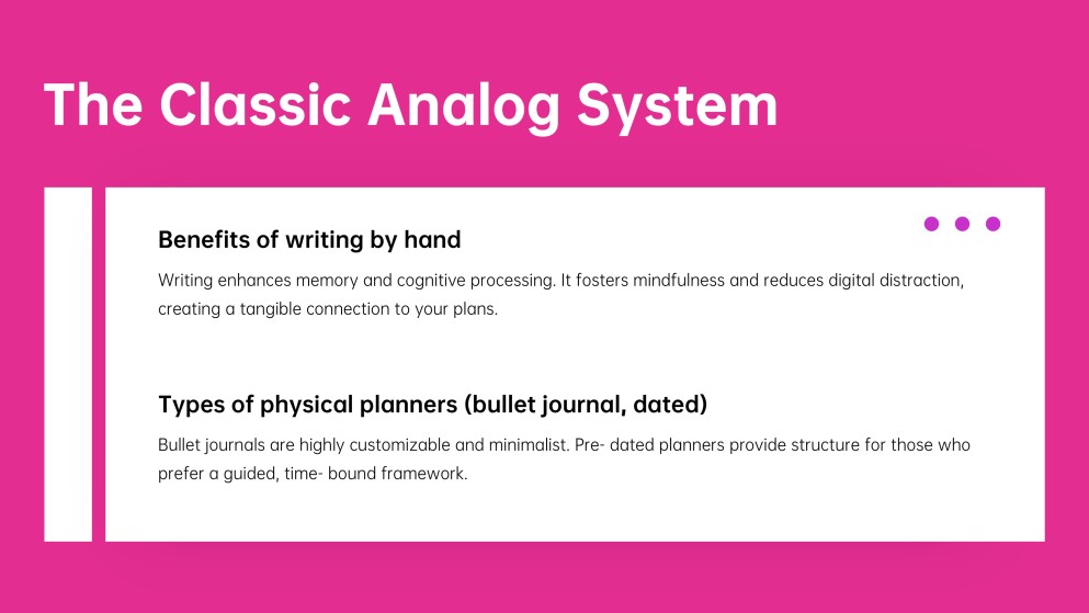 Weekly Work Planner PPT