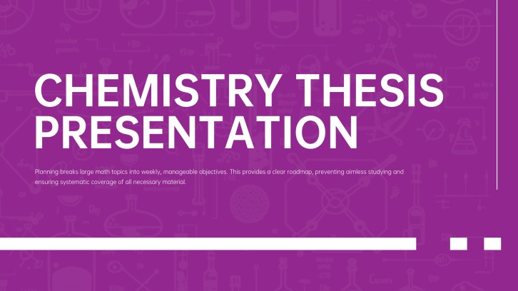 Chemistry Thesis Defense Presentation