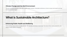 Sustainable Architecture Introduction Presentation