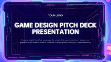 Präsentation für ein Game-Design-Pitch Deck
