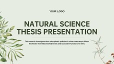 Presentasi Tesis Ilmu Pengetahuan Alam