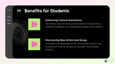 Präsentation unserer Musik-Playlists