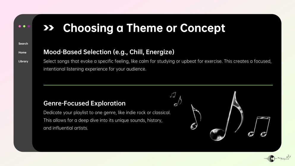 Präsentation unserer Musik-Playlists