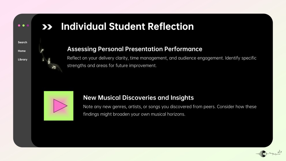 Präsentation unserer Musik-Playlists
