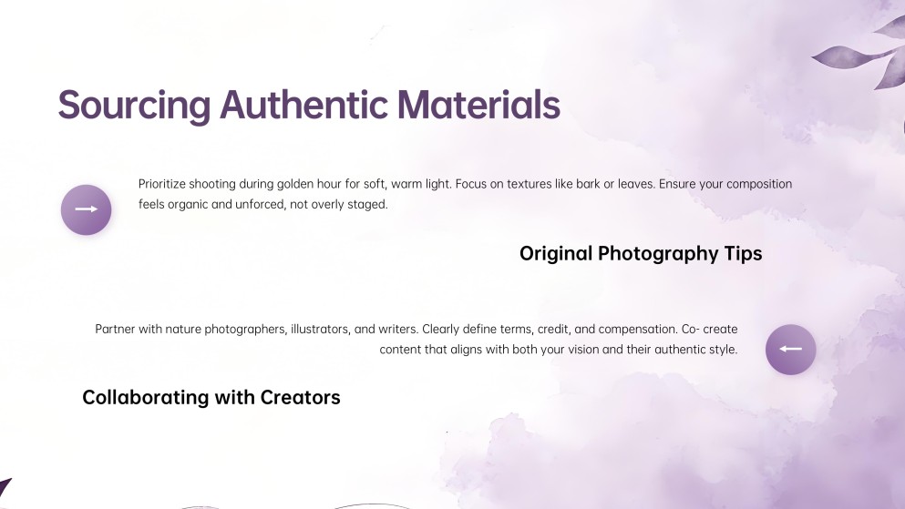Nature Style Aesthetic Newsletter Presentation