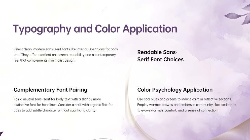 Nature Style Aesthetic Newsletter Presentation