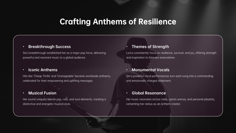 Musical Artist Portfolio Presentation