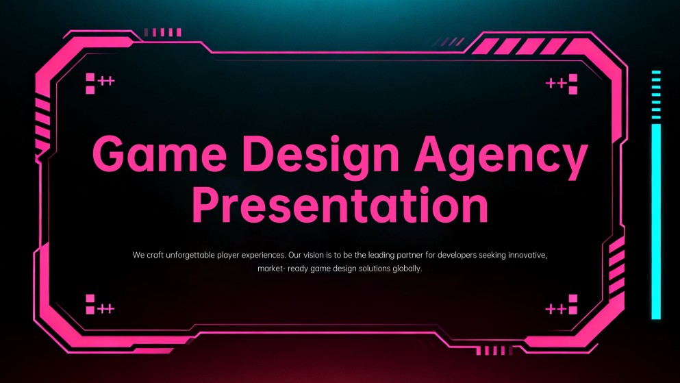 Game Design Agency Launch Presentation