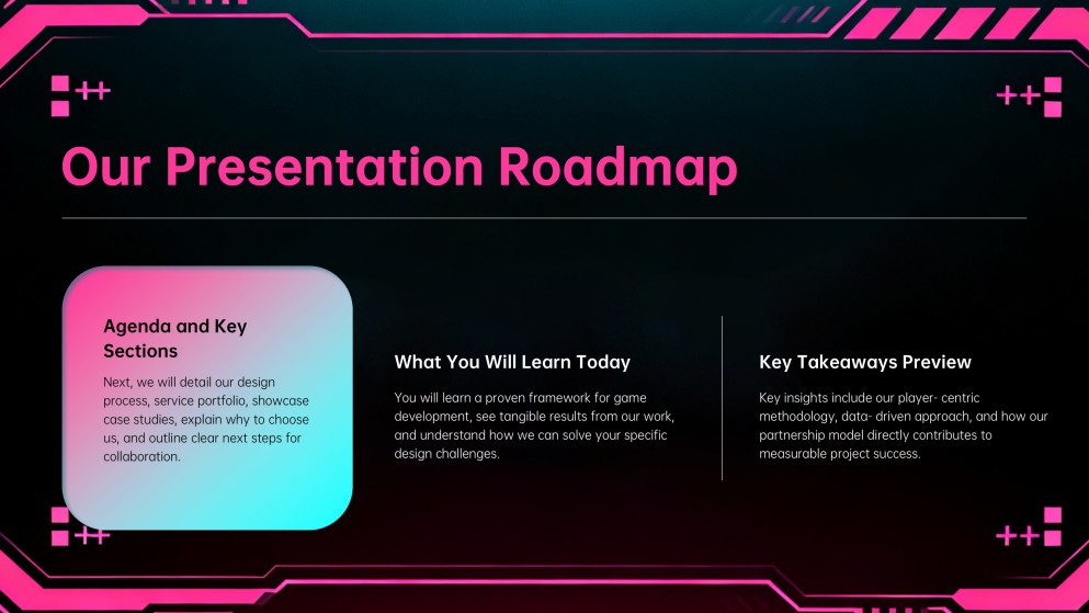 Game Design Agency Launch Presentation
