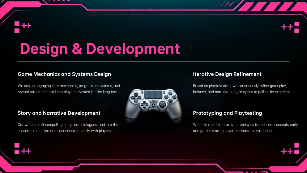 Game Design Agency Launch Presentation