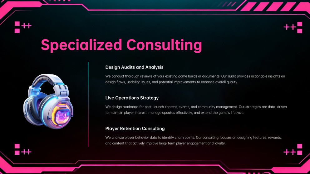 Game Design Agency Launch Presentation
