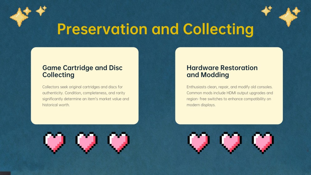 Retro Video Games Newsletter Presentation