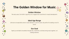 Music Subject for Pre-K Presentation