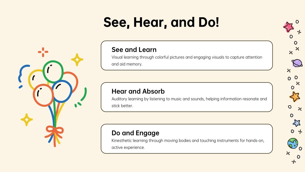 Music Subject for Pre-K Presentation