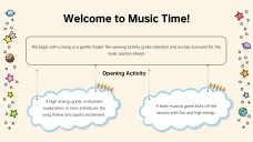 Music Subject for Pre-K Presentation