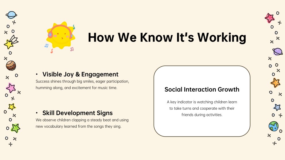 Music Subject for Pre-K Presentation