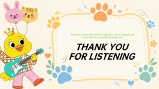 Music Subject for Pre-K Presentation
