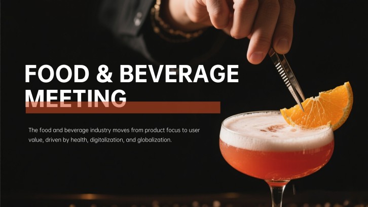Food & Beverage Meeting Presentation