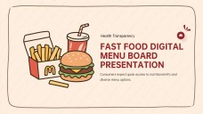 Fast Food Digital Menu Board Presentation