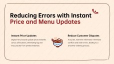 Fast Food Digital Menu Board Presentation