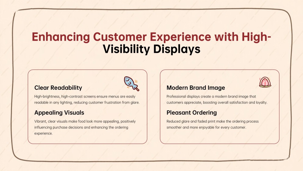 Fast Food Digital Menu Board Presentation