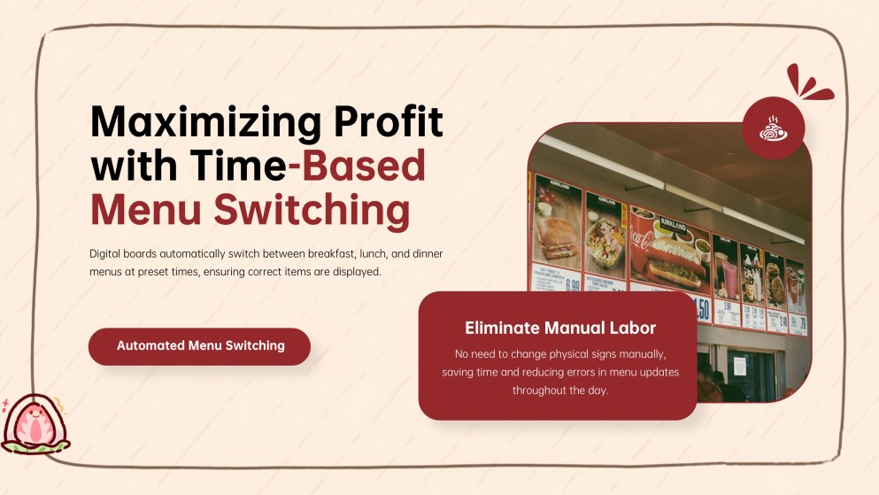 Fast Food Digital Menu Board Presentation