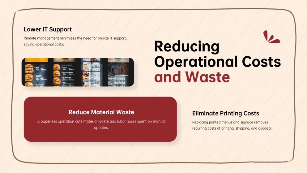 Fast Food Digital Menu Board Presentation