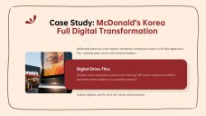 Fast Food Digital Menu Board Presentation