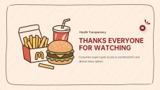 Fast Food Digital Menu Board Presentation