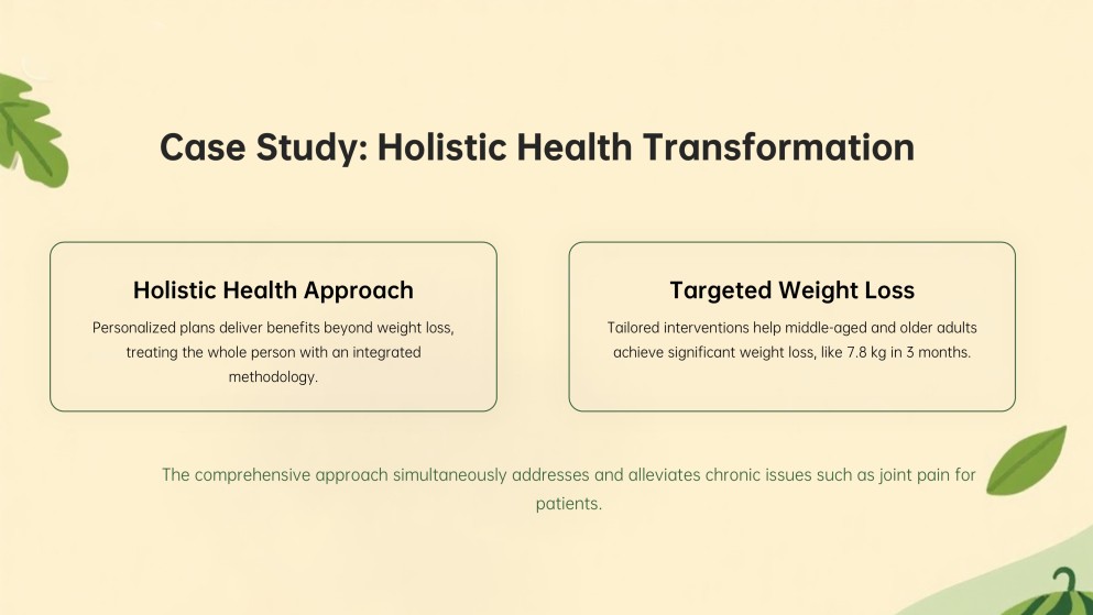 Healthy Nutrition Coach Portfolio Presentation