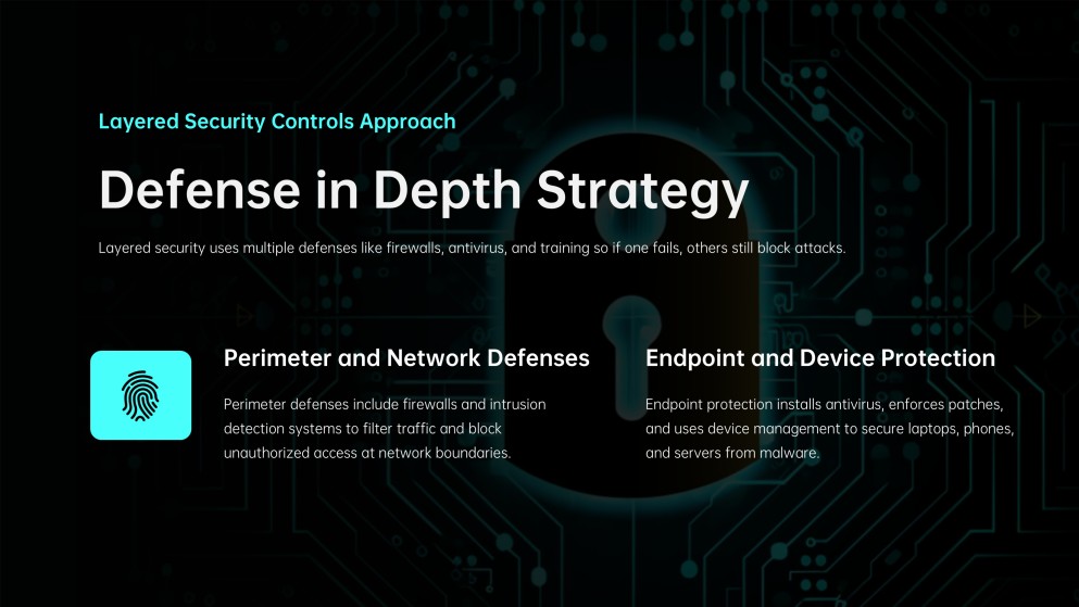 Cybersecurity Infographics for Presentation